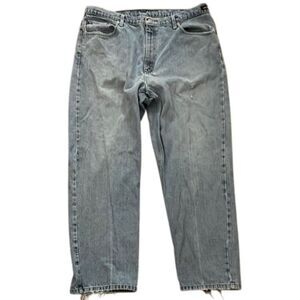 Polo Jeans Co VTG Distressed Blue Loose Fit Denim Mens Size 38x30 Ralph Lauren